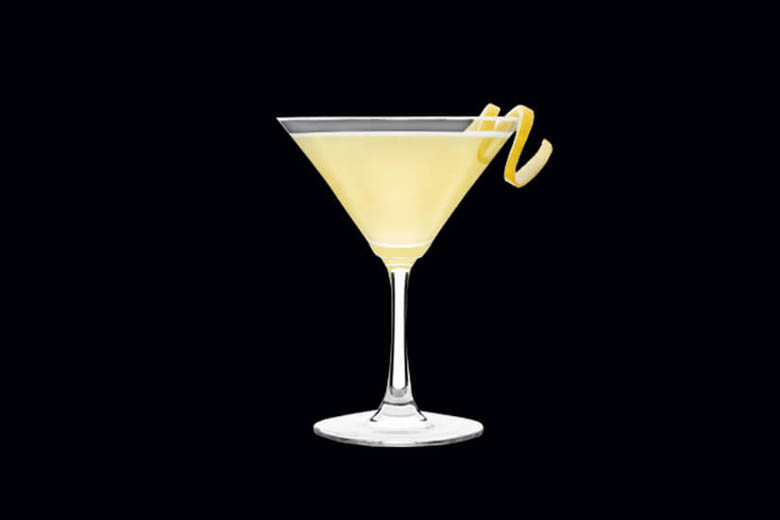 burnetts vodka lemon drop martini cocktail recipe - Luxe Digital