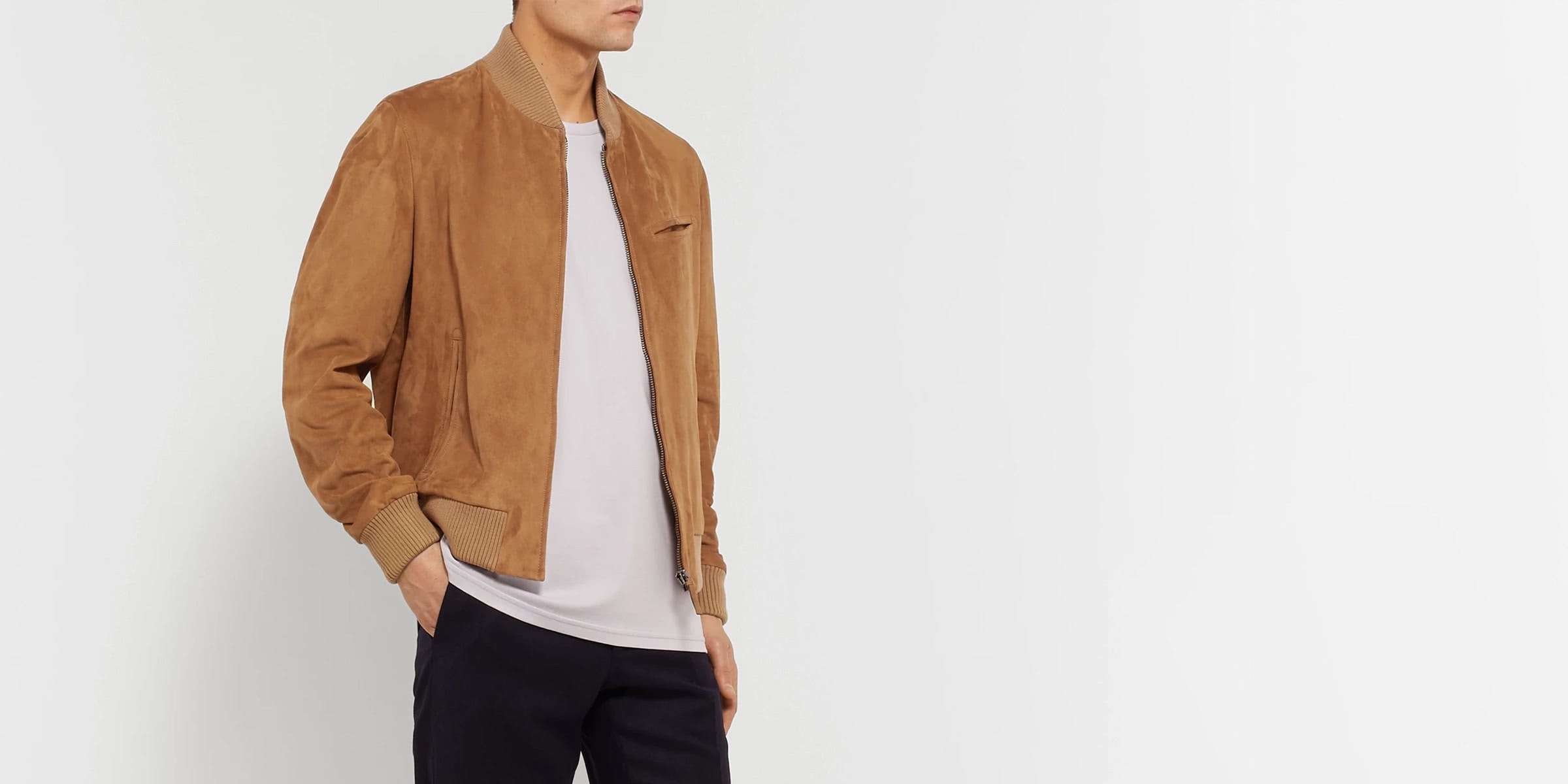 Mens light leather jacket for outlet summer