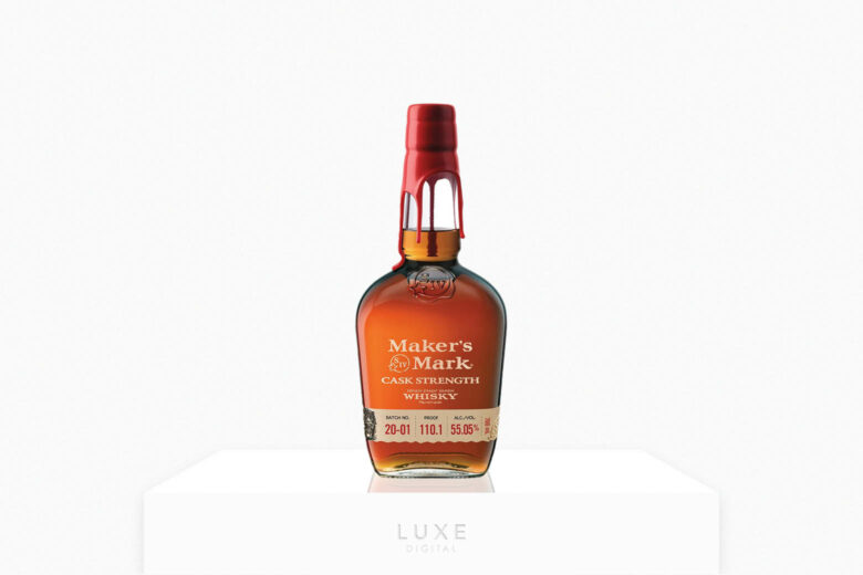 makers mark cask strength bourbon bottle price size review - Luxe Digital