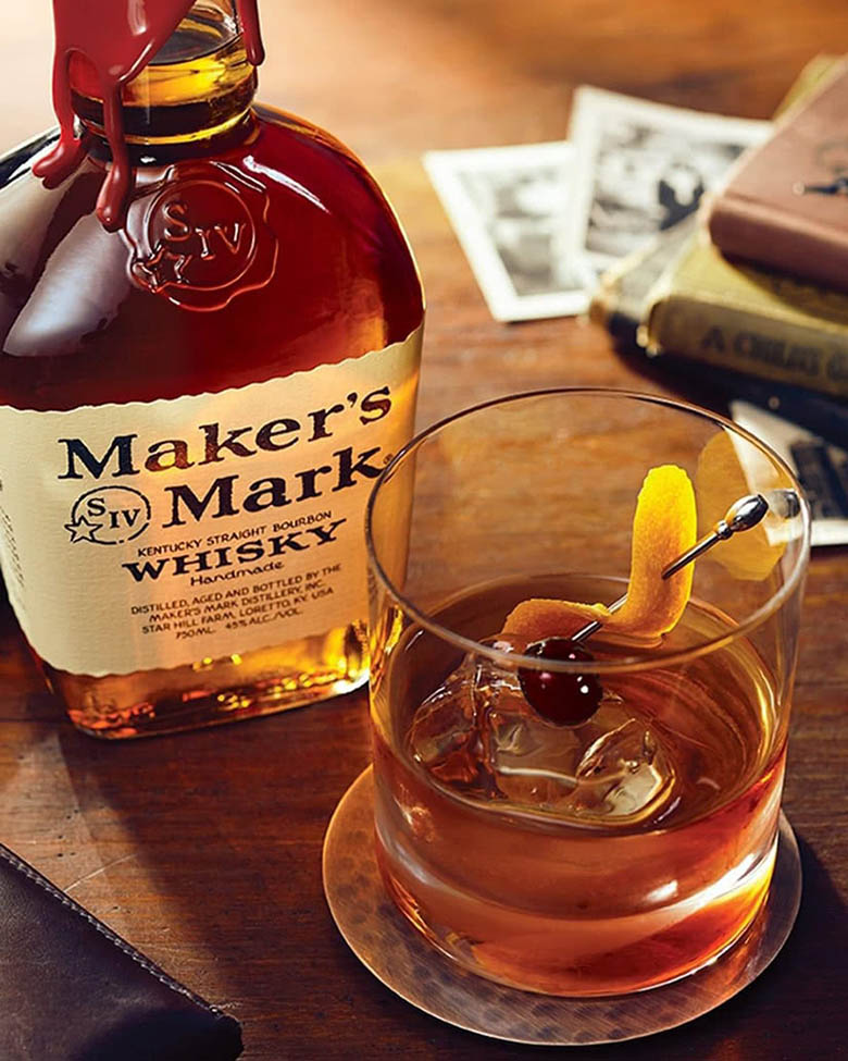 makers mark cocktail recipe ingredients old fashioned - Luxe Digital