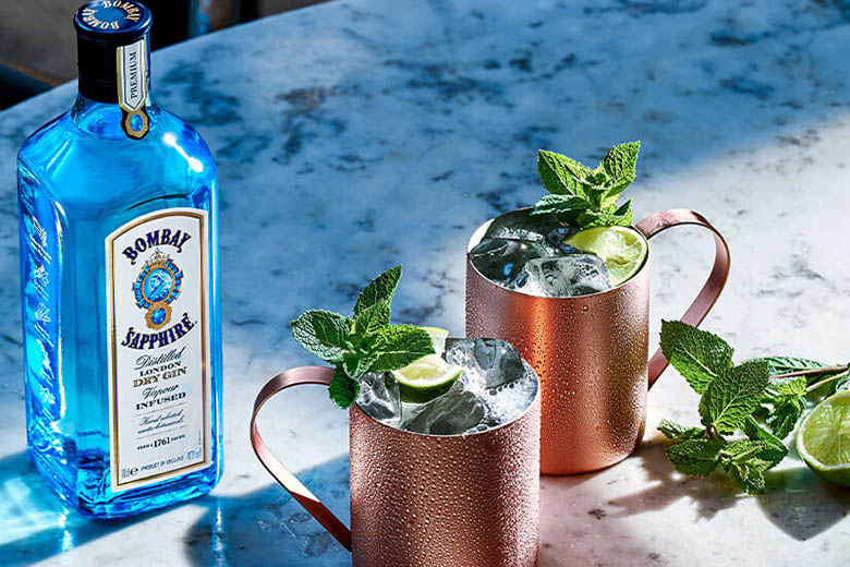 bombay saphire gin mule cocktail recipe - Luxe Digital
