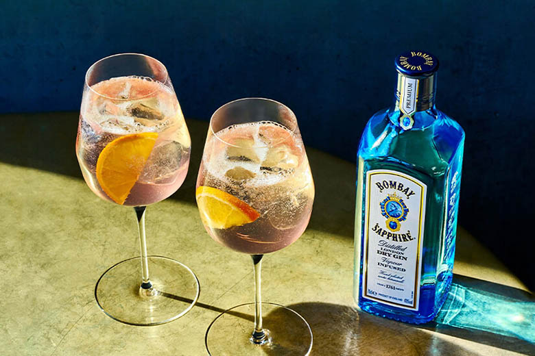 bombay saphire gin spritz cocktail recipe - Luxe Digital