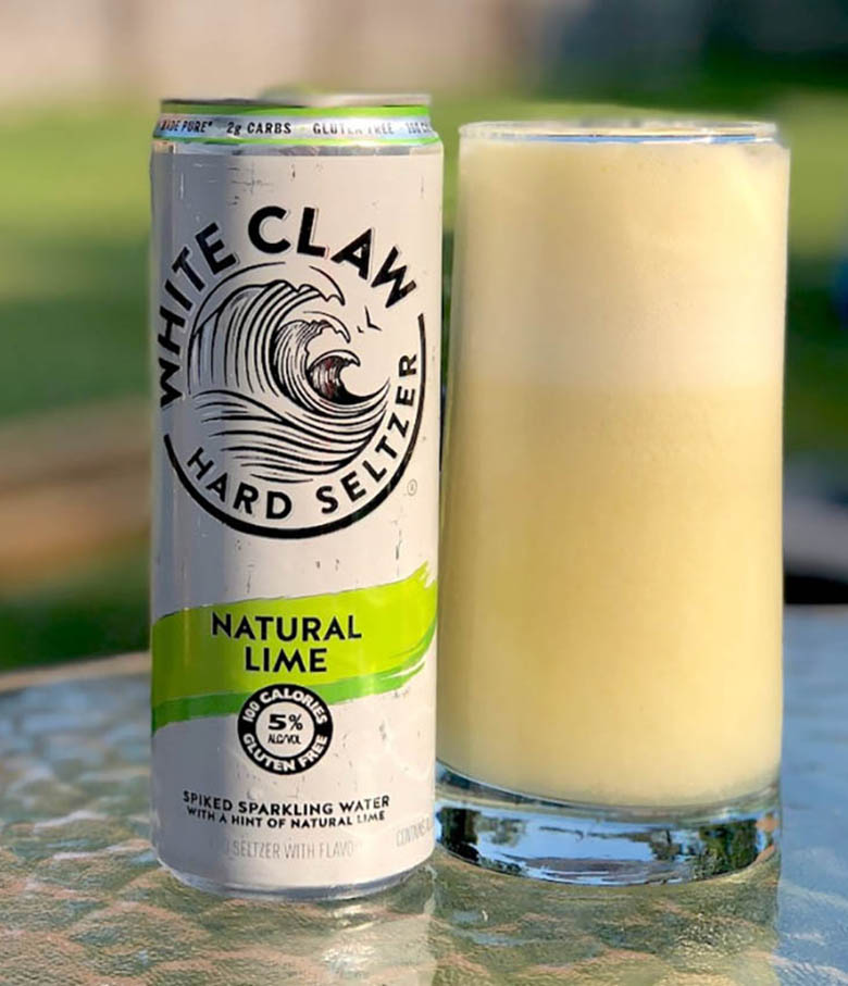 white claw cocktail coconut lime slushie recipe - Luxe Digital