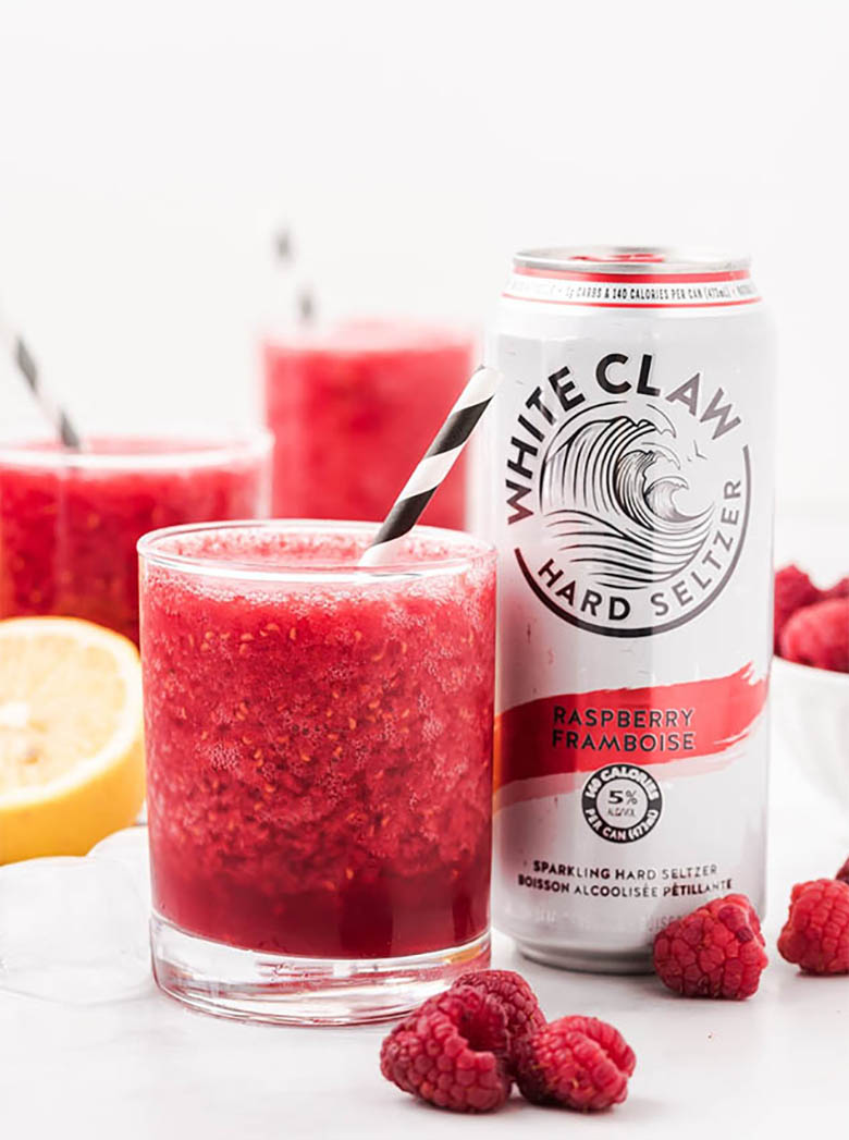white claw cocktail raspberry white claw recipe - Luxe Digital
