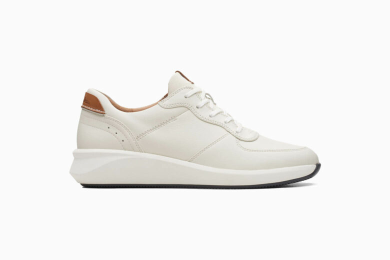 Clarks sneakers cheap womens white