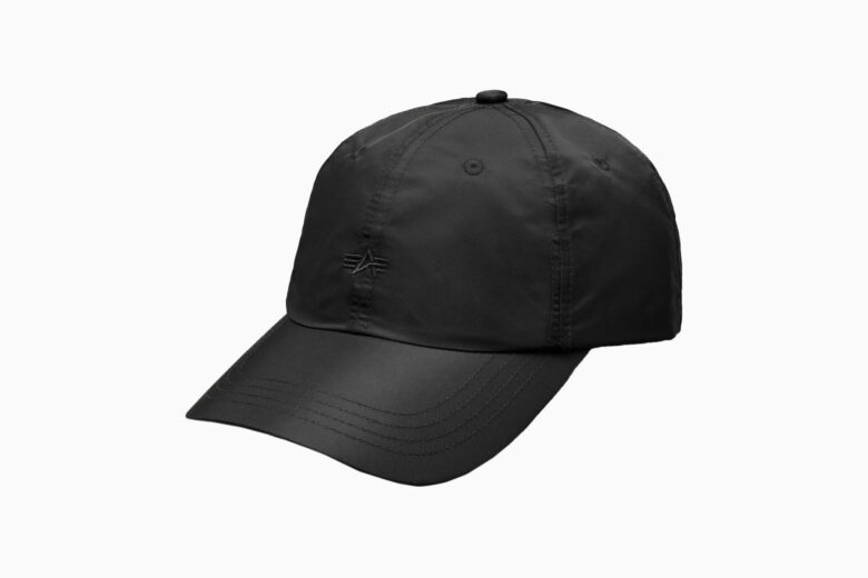 best baseball caps women alpha industries embroidered nylon cap review - Luxe Digital