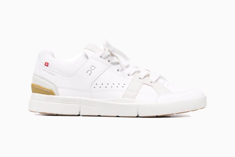 best white sneakers men on running the roger centre court trainers review - Luxe Digital