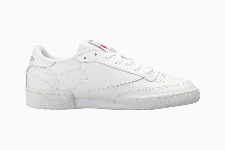 best white sneakers men reebok classics club c review - Luxe Digital