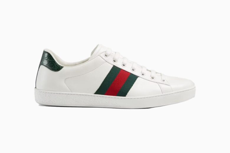 best white sneakers men gucci ace review - Luxe Digital