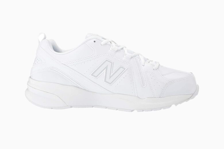 new balance white men's sneakers