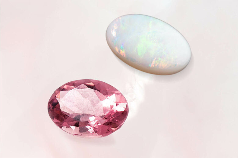 birthstones by month opal and tourmaline - Luxe Digital