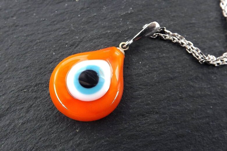 evil eye jewelry meaning orange evil eye - Luxe Digital