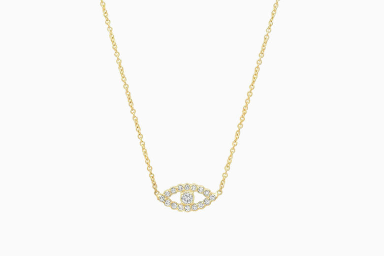 evil eye jewelry meaning jennifer meyer evil eye necklace - Luxe Digital