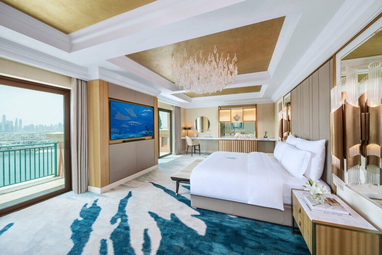 Atlantis The Palm luxury hotel bedroom - Luxe Digital