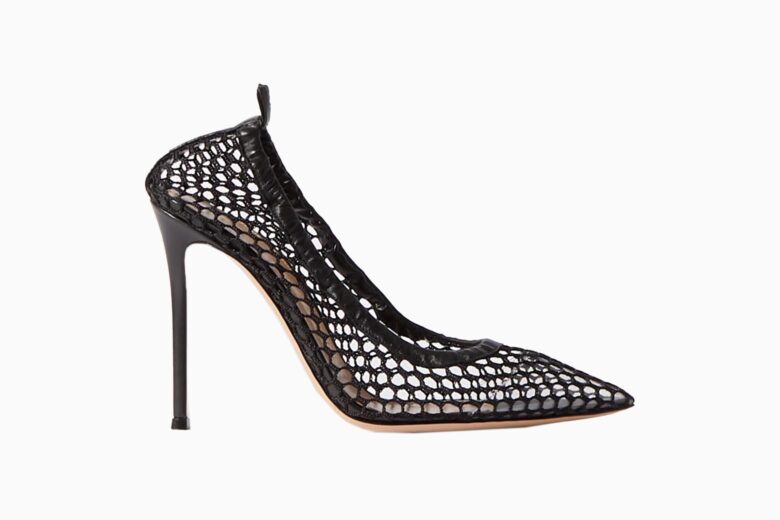 best summer shoes women gianvito rossi fishnet pumps review- Luxe Digital