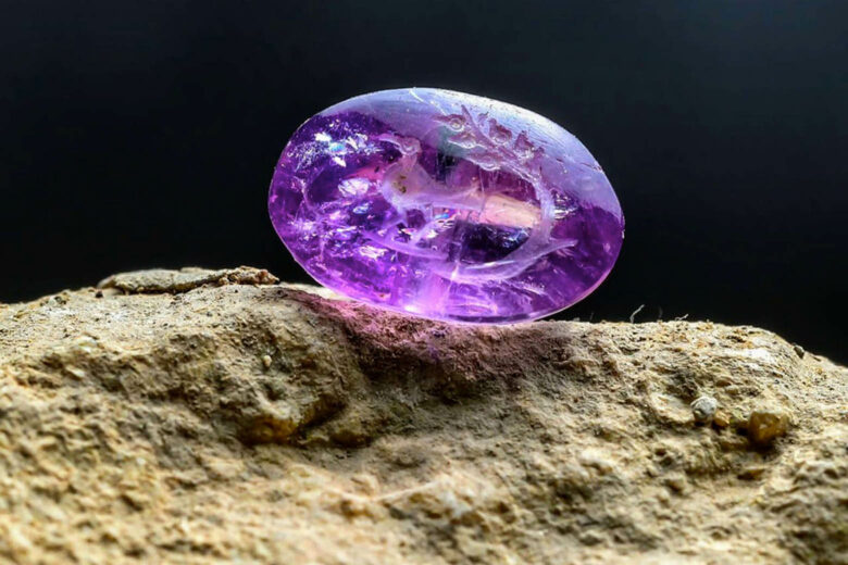 what stones are purple