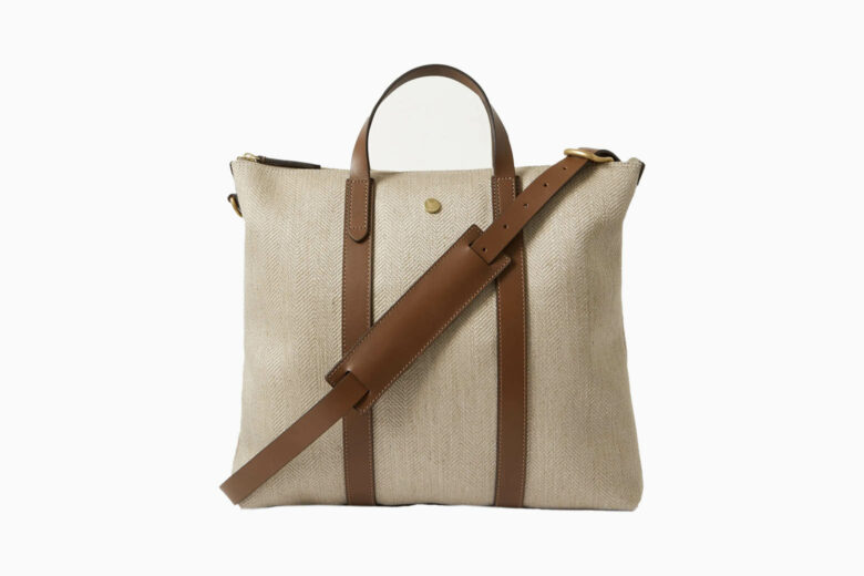 best tote bags men mismo herringbone review - Luxe Digital