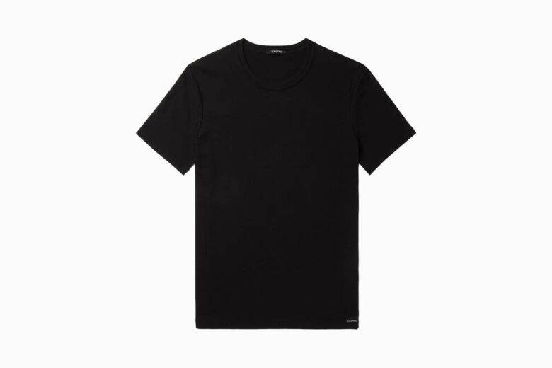 best t shirts men tom ford slim fit stretch cotton jersey t shirt review - Luxe Digital