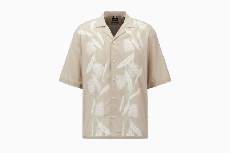 best casual shirts men hugo boss floral print shirt - Luxe Digital