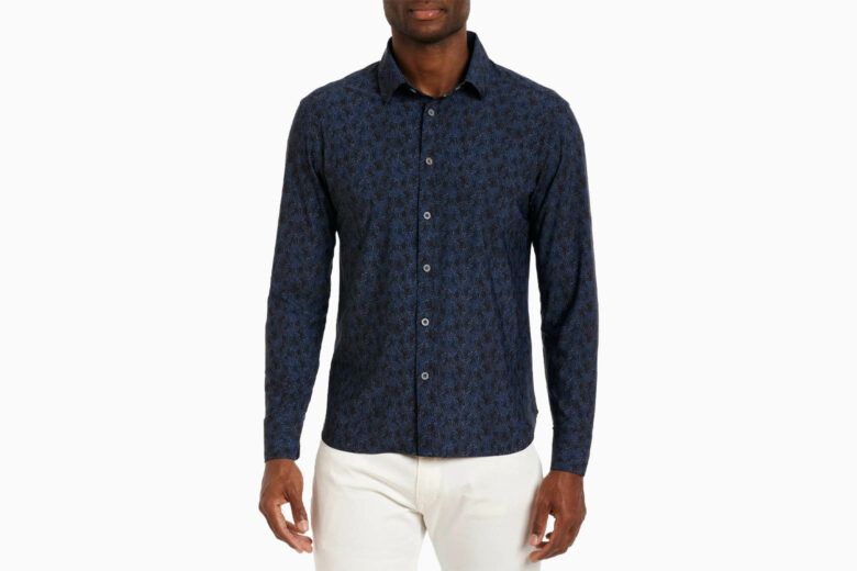 best casual shirts men robert graham ludlow performance knit shirt - Luxe Digital