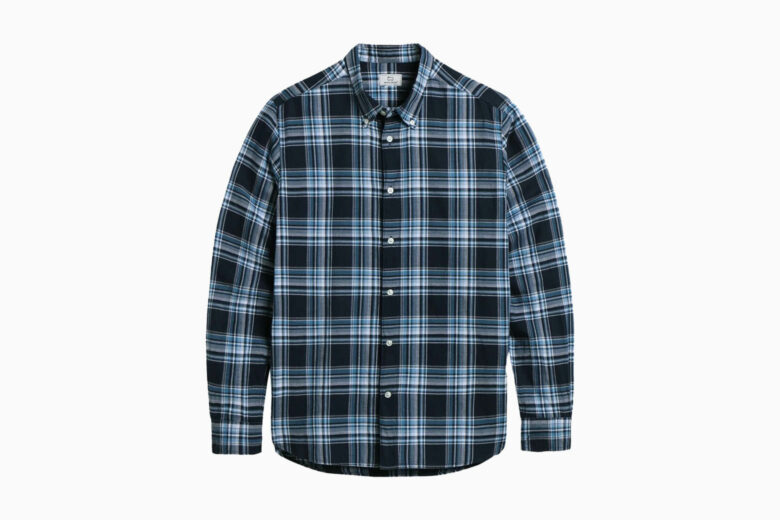best casual shirts men woolrich poplin madras shirt - Luxe Digital