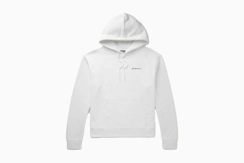 best hoodies men jacquemus embroidered jersey - Luxe Digital