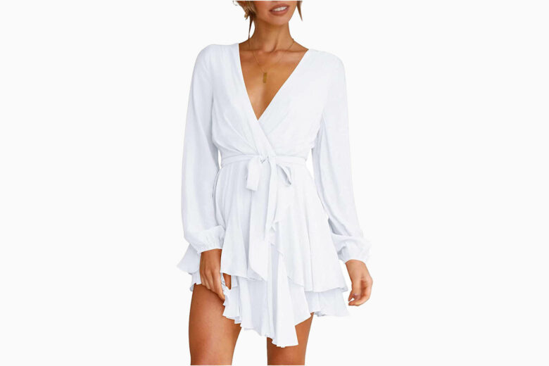 best white dresses women cosonsen review - Luxe Digital