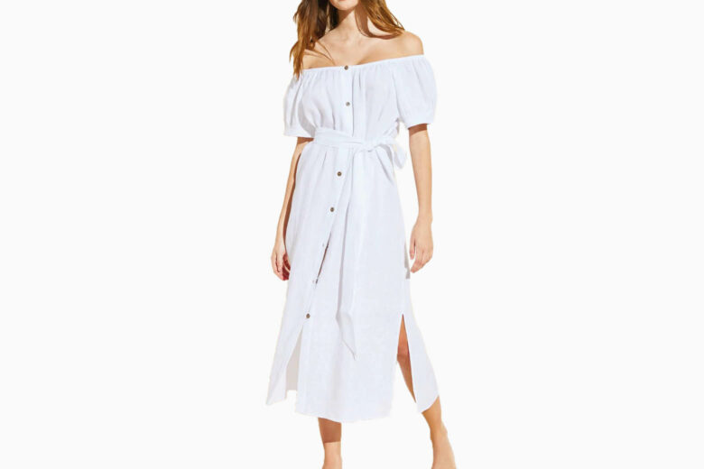 best white dresses women eberjey harper review - Luxe Digital
