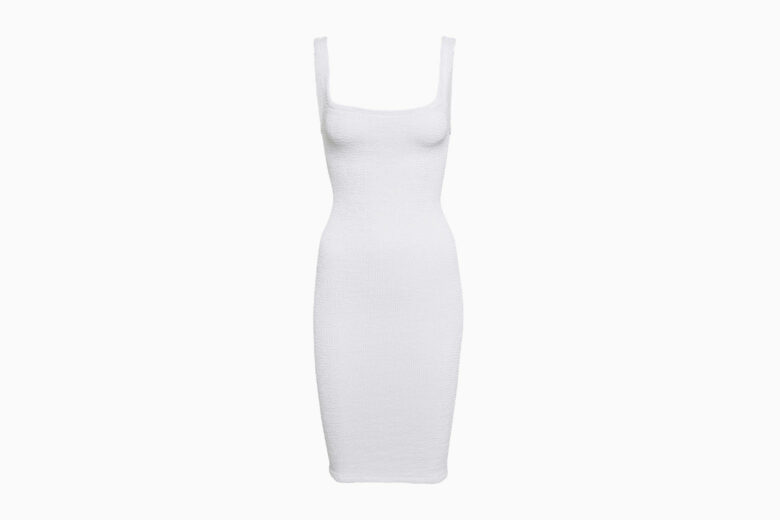 best white dresses women hunza g review - Luxe Digital