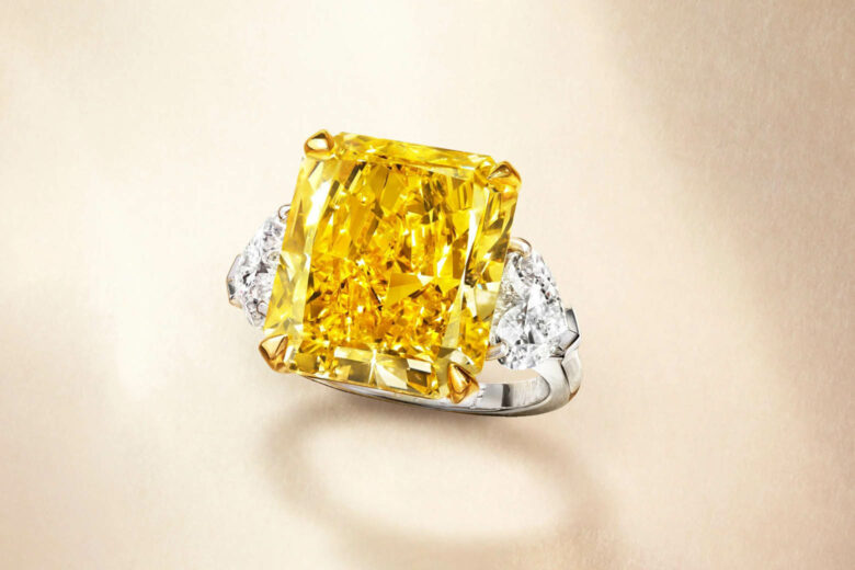 best gemstone engagement rings yellow diamond - Luxe Digital