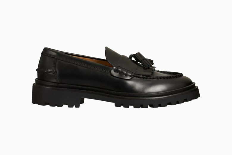 Prince: Black Leather & Luxe Leopard - Platform Loafers