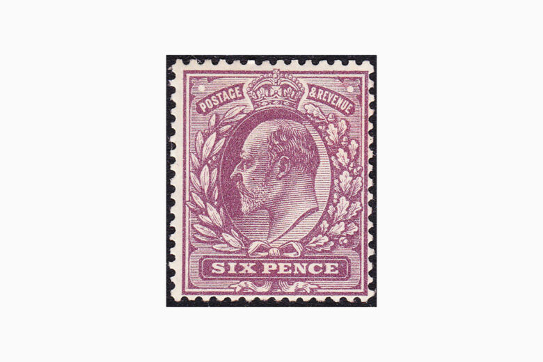 most valuable stamps 6d pale dull purple ir official - Luxe Digital