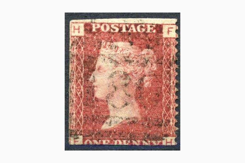 most valuable stamps penny red plate 77- Luxe Digital