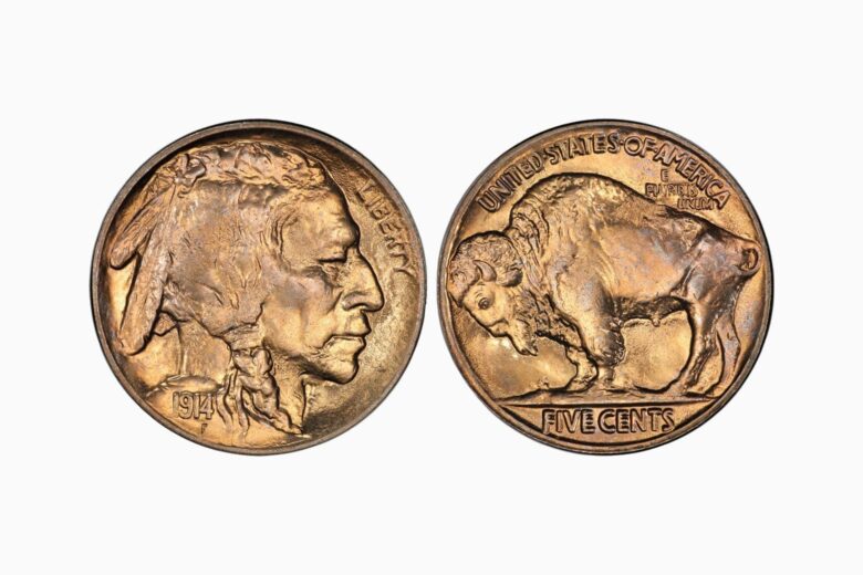 most valuable nickels 1914 4 over 3 buffalo nickel - Luxe Digital