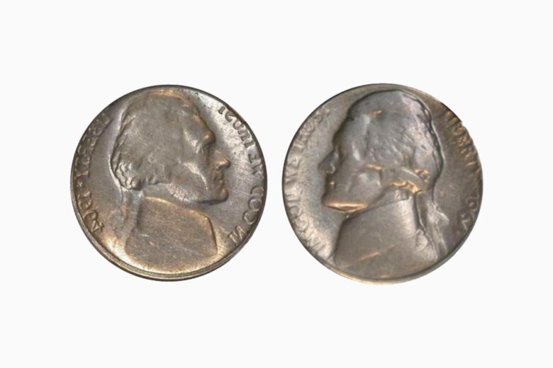 most valuable nickels 1964 jefferson nickel mirror brockage - Luxe Digital