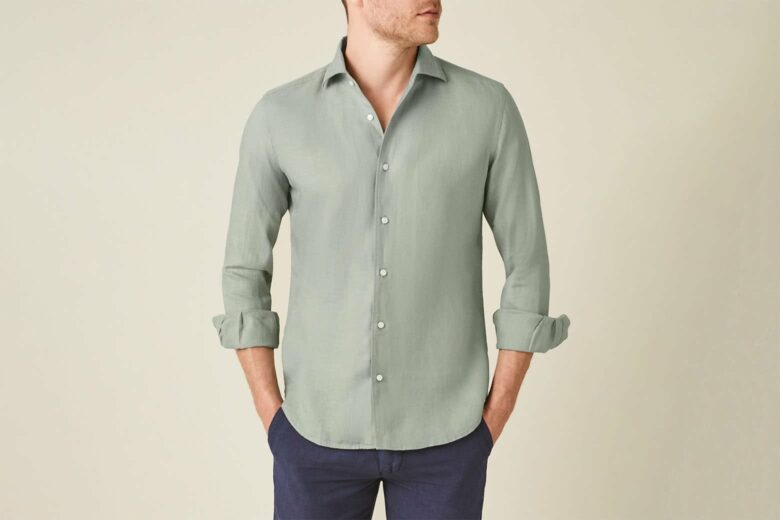 luca faloni portofino linen shirt lecce luxe digital