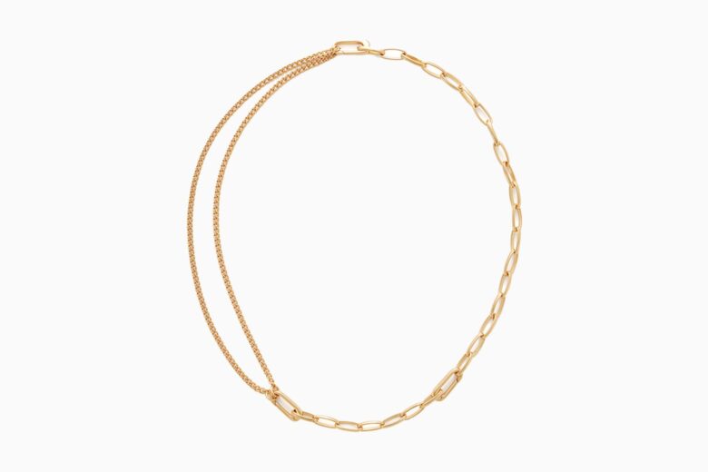 best necklaces women cuyana double chain necklace review - Luxe Digital