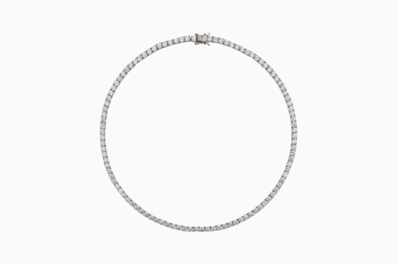 best necklaces women dorsey kate white sapphire riviere silver review - Luxe Digital