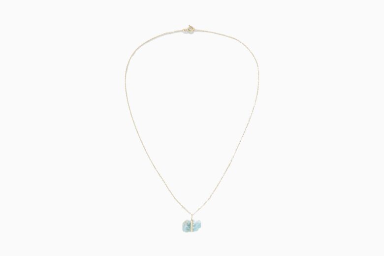 best necklaces women jia jia aquamarine necklace review - Luxe Digital