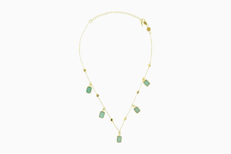 best necklaces women missoma amazonite lena chain chocker review - Luxe Digital