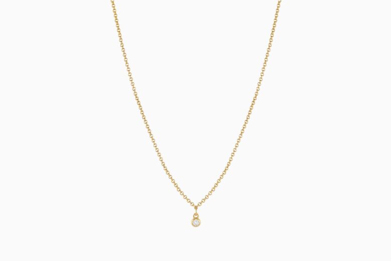 best necklaces women vincero sapphire pendant review - Luxe Digital