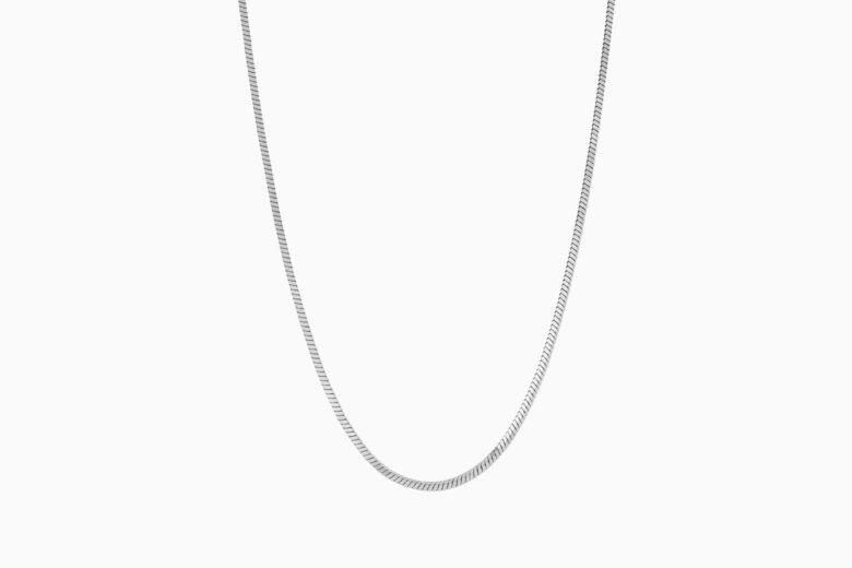 best necklaces women vincero snake chain necklace review luxe digital