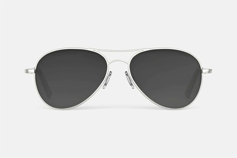 randolph engineering sunglasses amelia satin silver polarized luxe digital