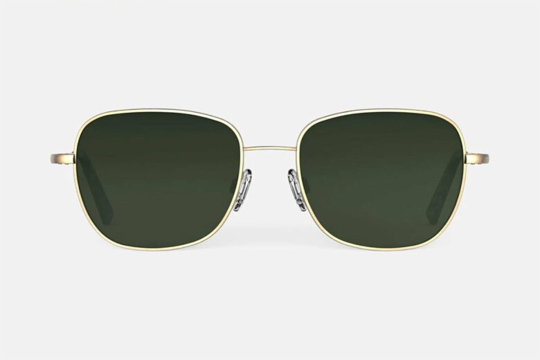 randolph engineering sunglasses cecil satin gold polarized luxe digital