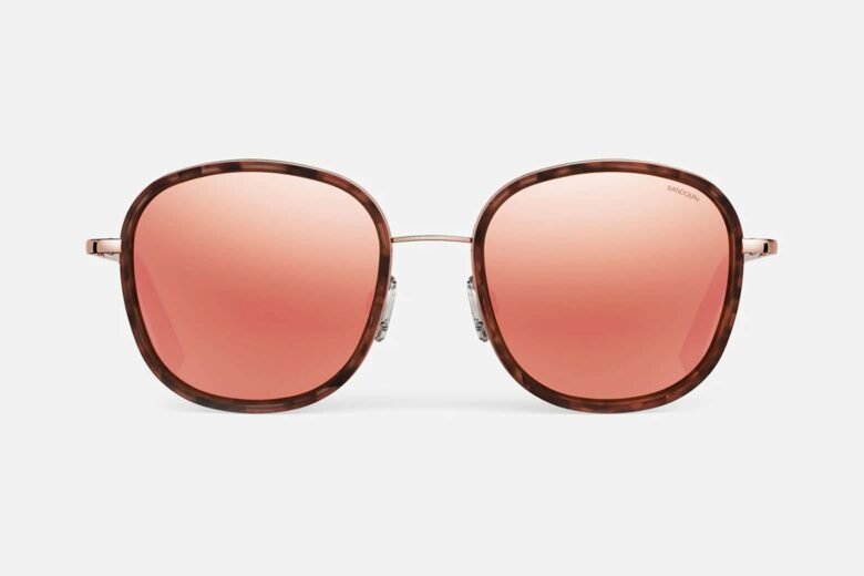 randolph engineering sunglasses elinor rose gold polarized luxe digital
