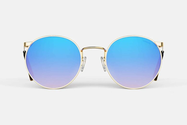 Authentic Aviators, 23k Gold Frames with Cobalt Lenses by Randolph