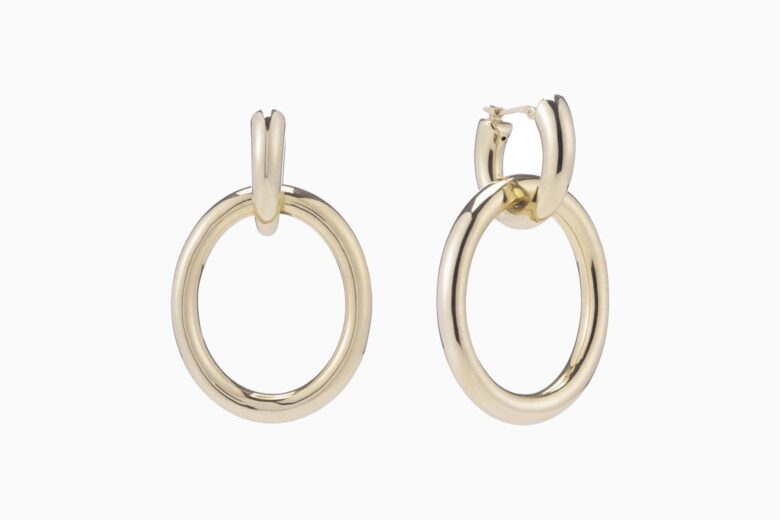 best earrings women ariel linked helium hoops gordon review - Luxe Digital