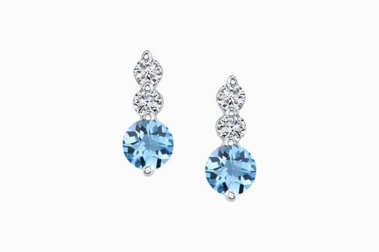 best earrings women barkevs white gold aquamarine and diamond earrings review - Luxe Digital