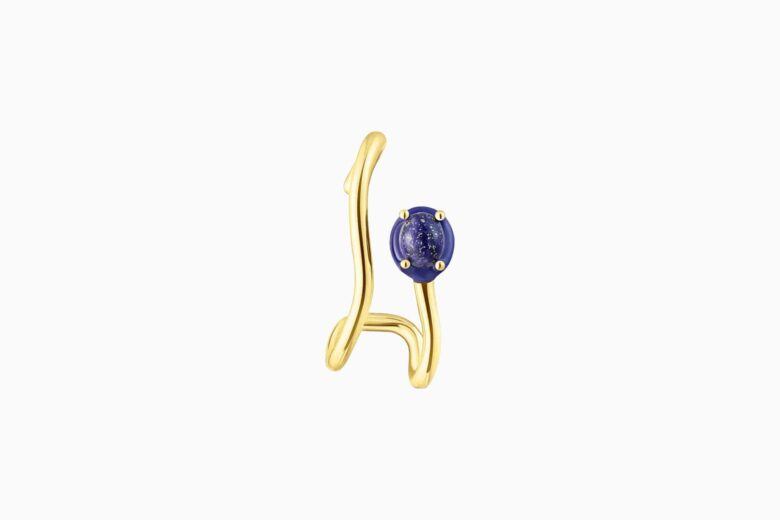 best earrings women tous vibrant colors earcuff with lapis lazuli and colored enamel review - Luxe Digital