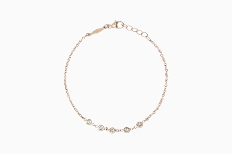 best bracelets women jacquie aiche yellow gold and diamond tennis bracelet review - Luxe Digital